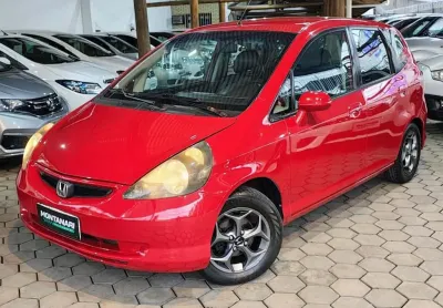 Honda fit lx 1.4 5p aut.  - vermelha - 2005/2005