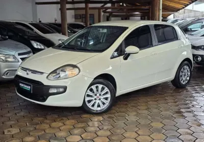 Fiat punto attractive 1.4 fire flex 8v 5p  - branca - 2013/2013