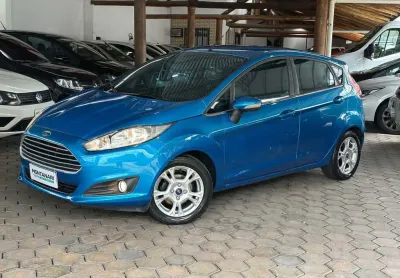 Ford Fiesta SE 1.6 16V Flex 5p  - Azul - 2013/2014