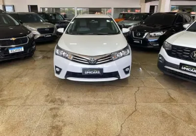 Toyota corolla xei20flex - branca - 2015/2016