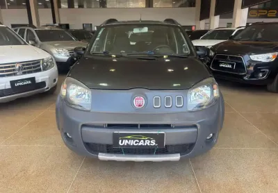 Fiat uno way 1.0 - cinza - 2011/2012