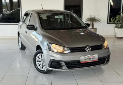 Volkswagen gol trendline 1.0 t.flex 8v 5p  - prata - 2017/2018