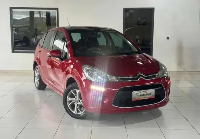Citroën c3 tendance 1.6 vti flex start 16v aut.  - vermelha - 2017/2017