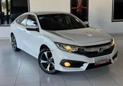 Honda civic sedan ex 2.0 flex 16v aut.4p  - branca - 2018/2019