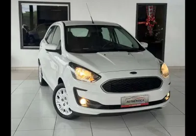 Ford KA 1.0 SE/SE Plus TiVCT Flex 5p  - Branca - 2019/2020