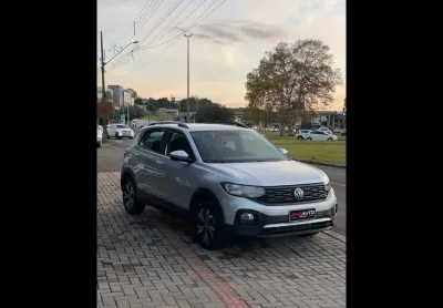 Volkswagen t-cross sense 200 tsi 1.0 flex 5p aut.  - prata - 2022/2023