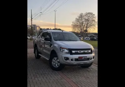 Ford ranger xls 3.2 20v 4x4 cd diesel mec.  - prata - 2012/2013