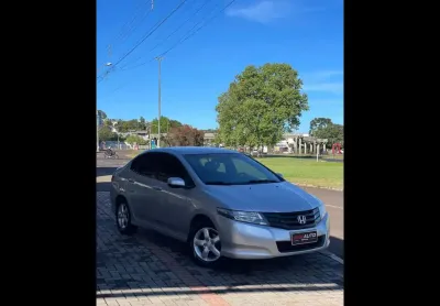 Honda city sedan lx 1.5 flex 16v 4p mec.  - prata - 2009/2010