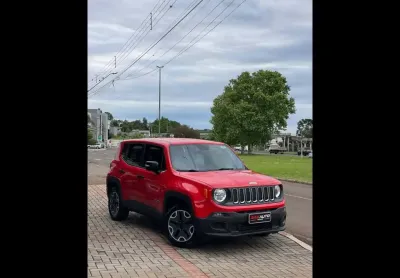 Jeep renegade sport 1.8 4x2 flex 16v aut.  - vermelha - 2017/2017