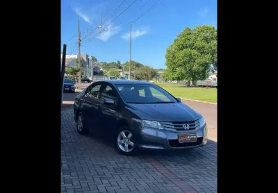 Honda city lx flex - cinza - 2009/2010