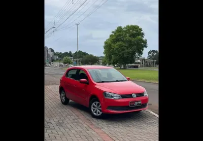 Volkswagen gol (novo) 1.0 mi total flex 8v 4p - vermelha - 2013/2014