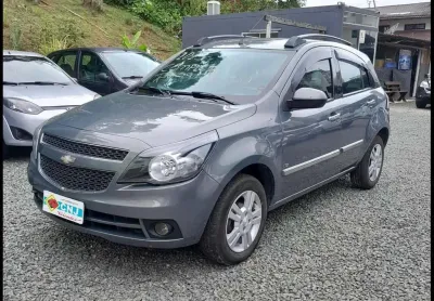 Chevrolet agile ltz 1.4 mpfi 8v flexpower 5p  - cinza - 2013/2013