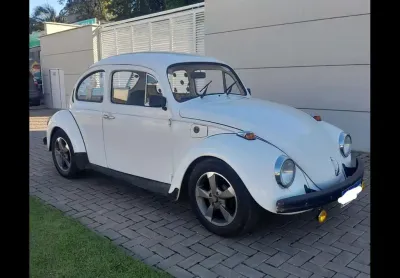 Volkswagen fusca 1300l - branca - 1981/1981  - tração traseira 
