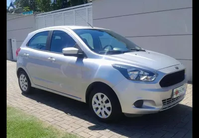 Ford ka 1.0 se/se plus tivct flex 5p  - prata - 2014/2015