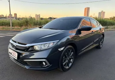 Honda civic ex cvt 2021 - azul - 2020/2021