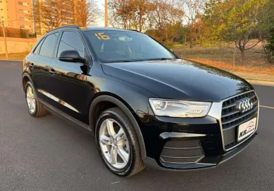 Audi q3   150cv 1.4t 2016 - preta - 2015/2016