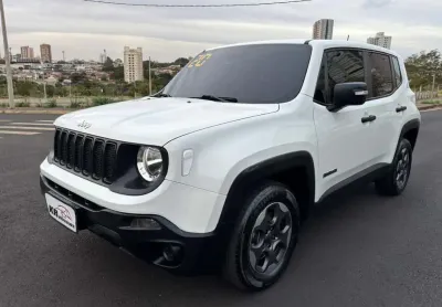 Jeep renegade 1.8 at 2020 - branca - 2020/2020
