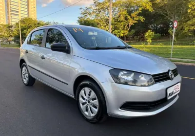 Volkswagen gol 1.0 city  2014 - prata - 2013/2014