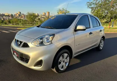 Nissan march s 1.0 flex 2018 - prata - 2018/2018