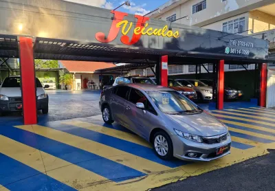 Civic 2.0 lxr at 2014 cinza 