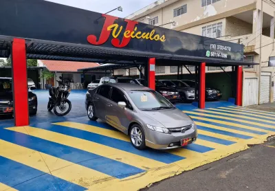 New civic lxs mt flex 2008 cinza 