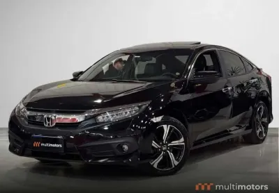 Honda civic sedan touring 1.5 turbo 16v aut.4p  - preta - 2017/2017
