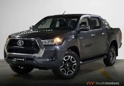 Toyota hilux cd srv 4x4 2.8 tdi diesel aut.  - cinza - 2023/2024