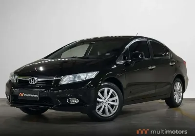 Honda civic sedan lxs 1.8 flex 16v aut. 4p  - preta - 2013/2014