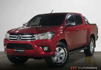 Toyota hilux hilux cd srv 4x4 2.8 tdi diesel aut. - vermelha - 2017/2017