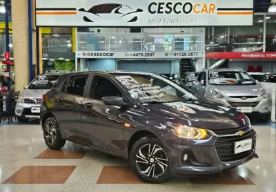 Chevrolet onix 1.0 turbo flex lt manual - apenas 23.800km - cinza - 2023/2024
