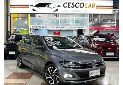Volkswagen virtus highline 200 tsi  - cinza - 2021/2022