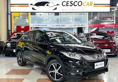Honda hr-v ex 1.8 flex cvt - ar digital/multimídia - preta - 2021/2021