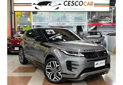 Land rover range rover evoque 2.0t p250 r-dynamic hse awd teto panorâmico - cinza - 2022/2023