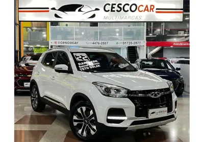 Caoa chery tiggo 5x txs 1.5 turbo flex - teto panorâmico - 10.500km - branca - 2021/2022