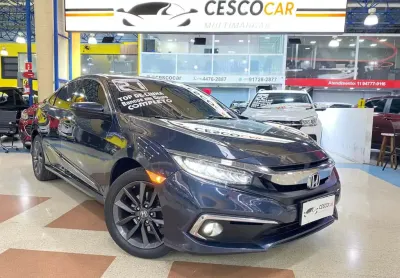 Honda civic exl cvt - azul - 2021/2021