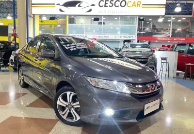 Honda city exl cvt - cinza - 2017/2017