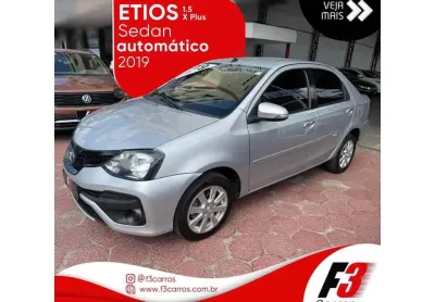 Toyota etios 2019 1.5 x plus sedan 16v flex 4p automático