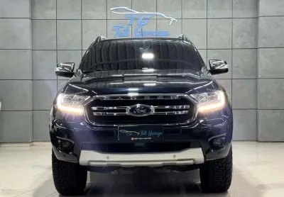 Ford ranger limited 4x4 cd - preta - 2020/2020