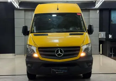 Mercedes-benz sprinter 313 furgão ex. longo t. a. die.  - amarela - 2017/2018