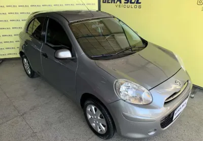 March sv 1.6 16v flex 12/13 cinza