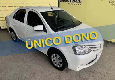 Etios sedan x 1.5 16v flex 16/17 branco único dono