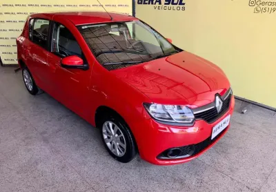Sandero expression 1.0 12v flex 16/17 vermelho