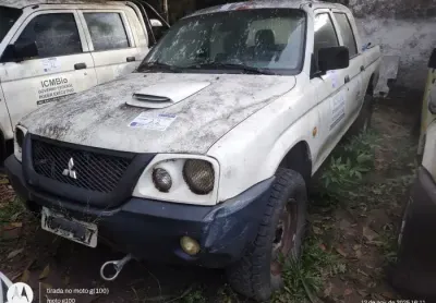 L200 4x4 gl marca: mitsubishi manaus/am ano/mod: 2009/2010 cor: branca