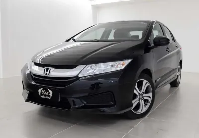 Honda city 1.5 lx cvt - preta - 2014/2015