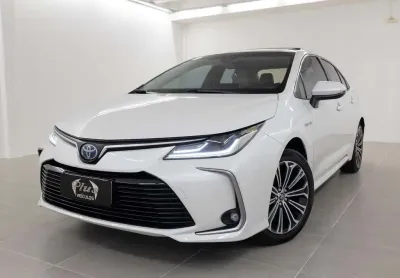 Toyota corolla 1.8 hybrid altis premium - branca - 2021/2021