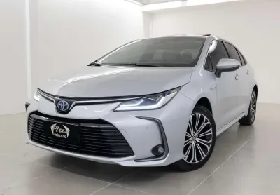 Toyota corolla 1.8 hybrid altis premium - prata - 2021/2022