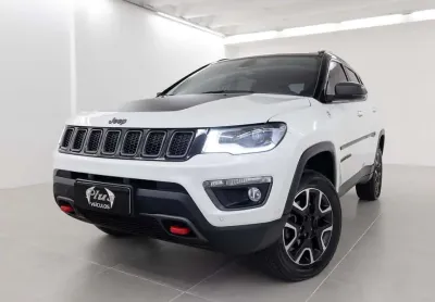 Jeep compass 2.0 trailhawk 4x4 diesel - branca - 2021/2021