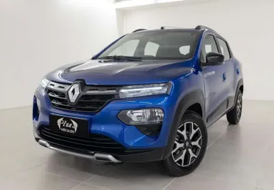 Renault kwid 1.0 flex outsider - azul - 2024/2025