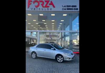 Toyota corolla xei 2.0 flex 16v aut.  - prata - 2011/2011