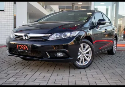 Honda civic sedan lxr 2.0 flexone 16v aut. 4p  - preta - 2014/2014
